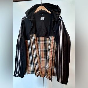 Mens Burberry zip up hoodie